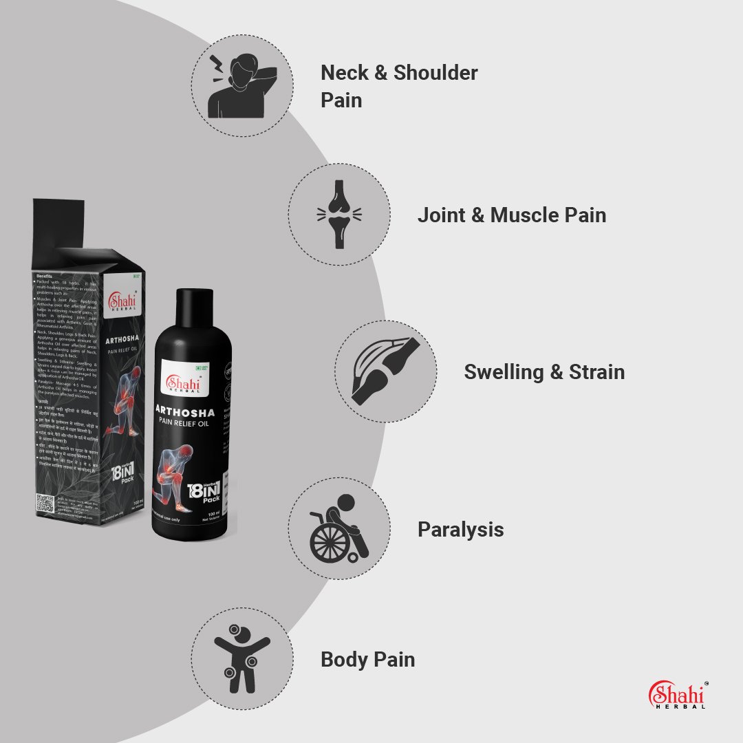Arthosha Pain Relief Oil (100 ml) - Image 2