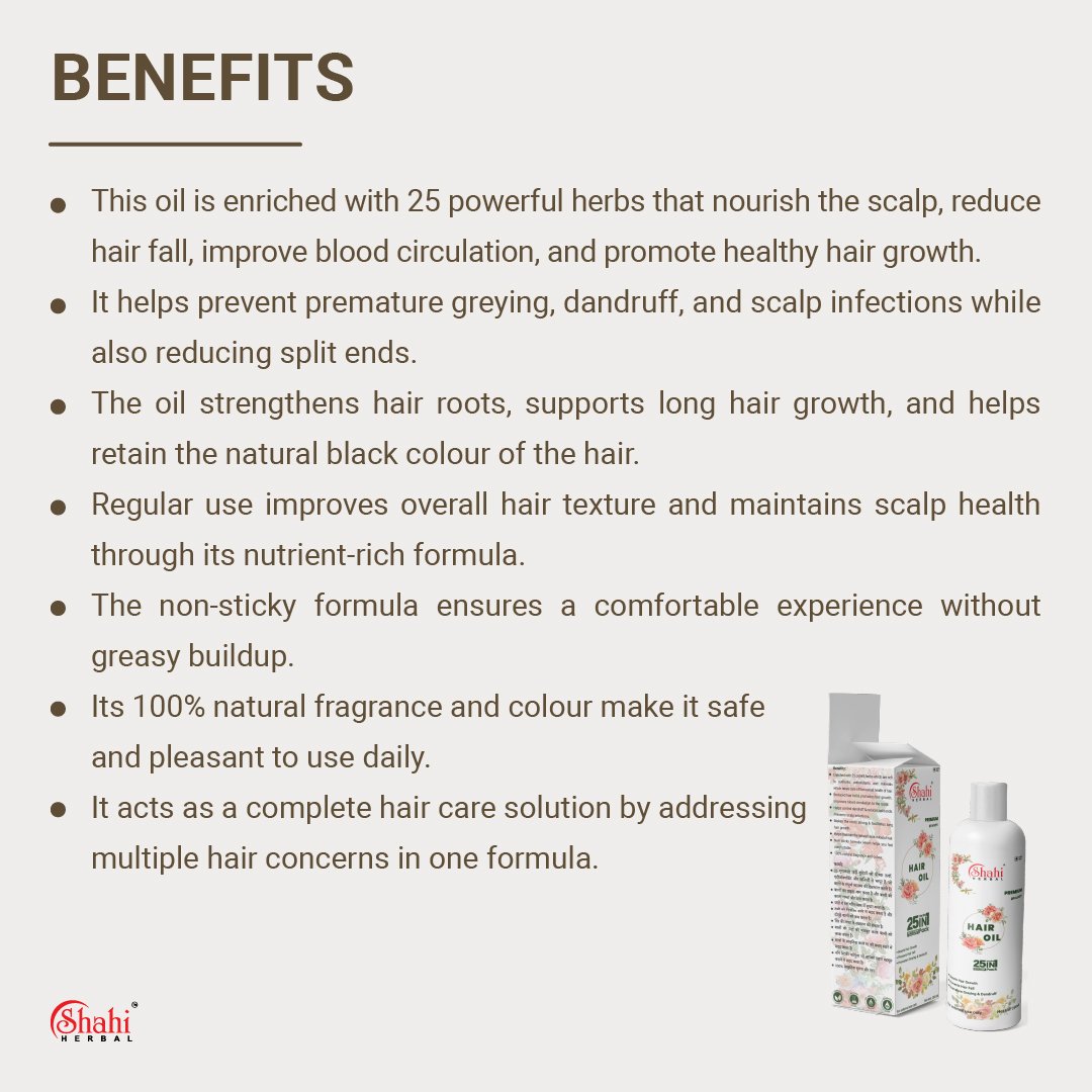 Shahi Hair Oil (200 ml) - Image 3