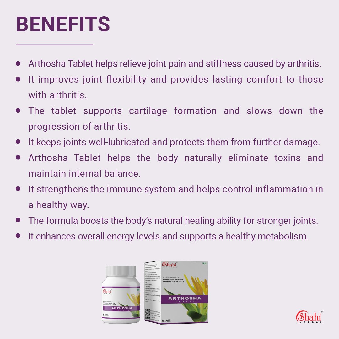 Arthosha Tablet (60 pills) - Image 3