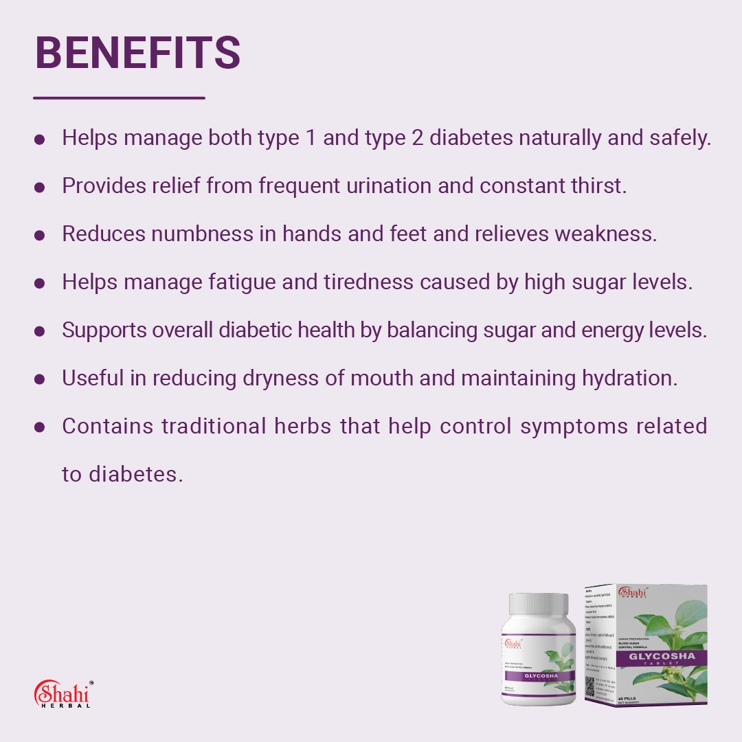 Glycosha Tablet (60 pills) - Image 3