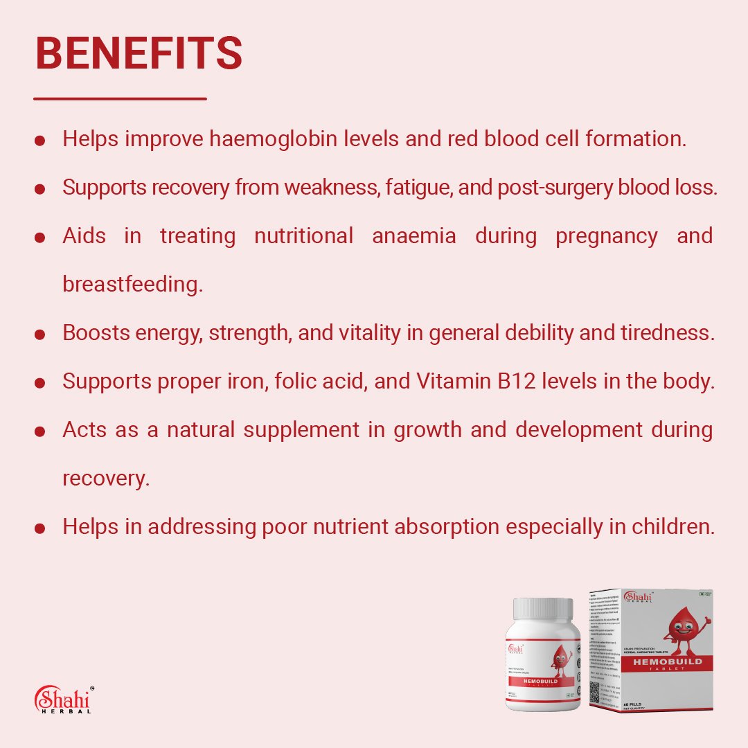Hemobuild Tablet (60 Pills) - Image 3