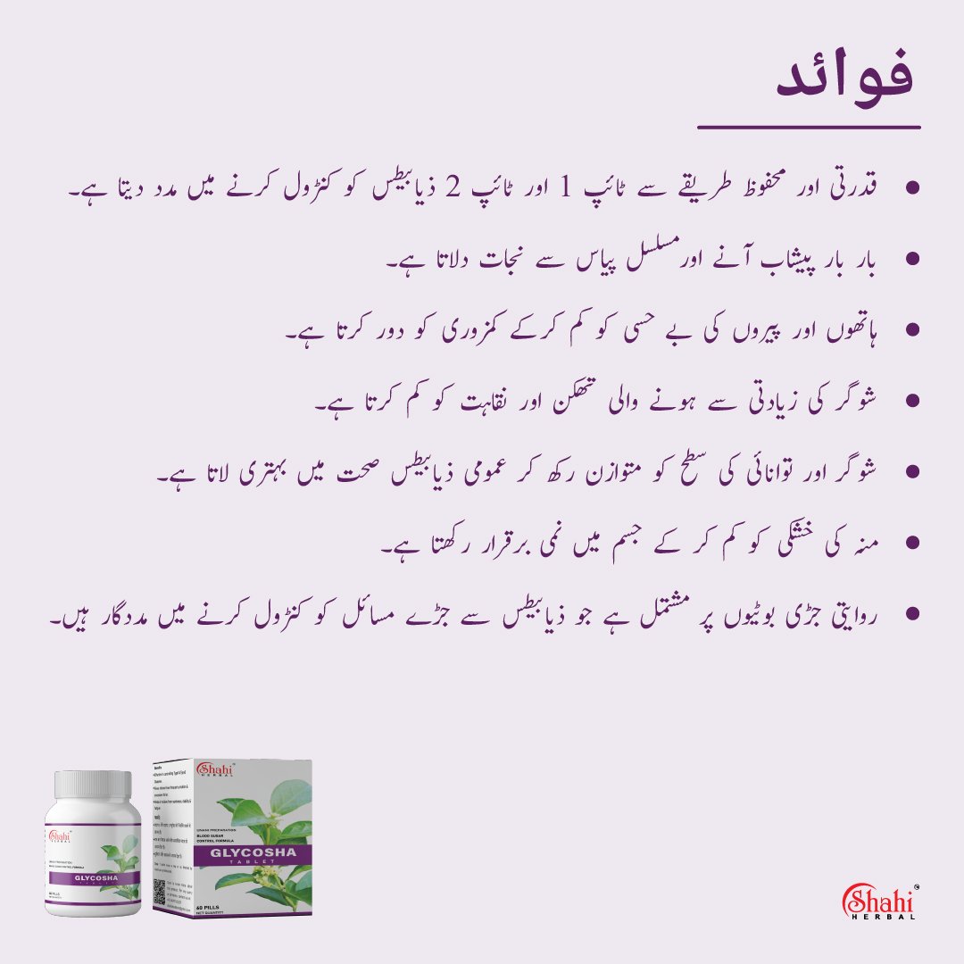 Glycosha Tablet (60 pills) - Image 5