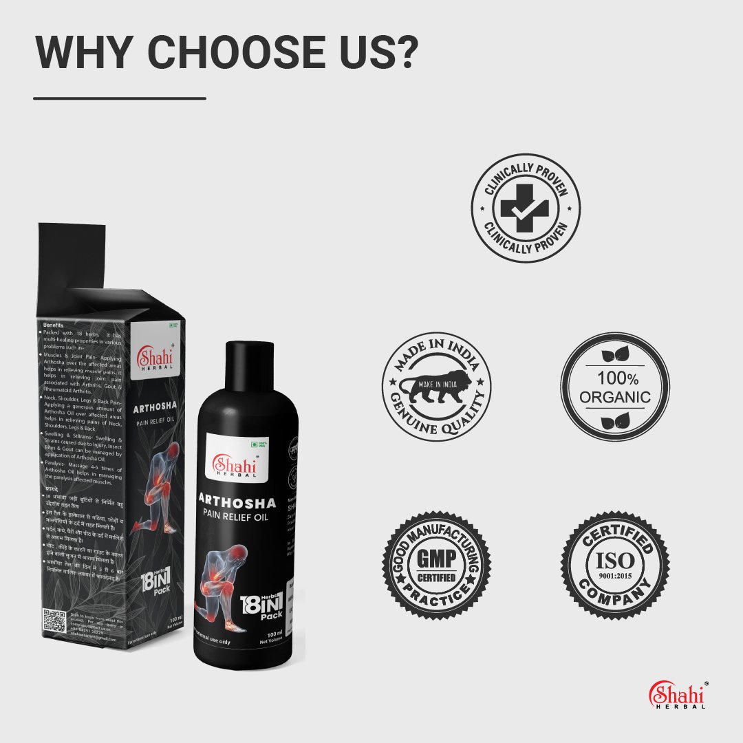Arthosha Pain Relief Oil (100 ml) - Image 7